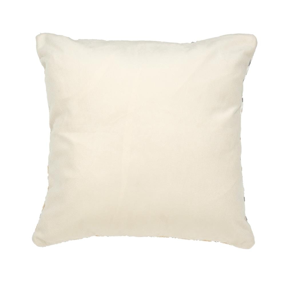 หมอนอิง HOME LIVING STYLE LEAFY 17x17 นิ้ว สีครีม