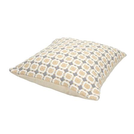 หมอนอิง HOME LIVING STYLE LEAFY 17x17 นิ้ว สีครีม_4