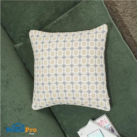 หมอนอิง HOME LIVING STYLE LEAFY 17x17 นิ้ว สีครีม_5