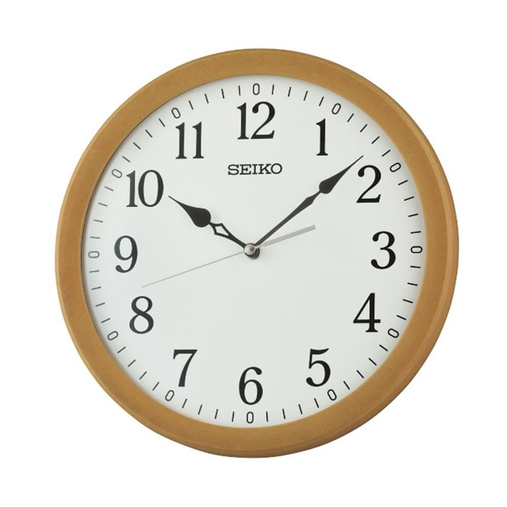 นาฬิกาแขวน SEIKO CLOCKS QXA866B 11.6 นิ้ว สี WHITE/LIGHT BROWN