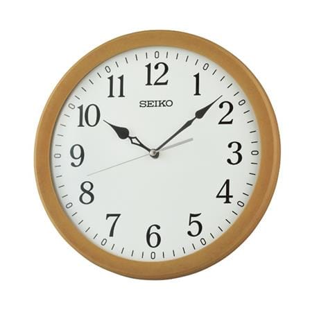 นาฬิกาแขวน SEIKO CLOCKS QXA866B 11.6 นิ้ว สี WHITE/LIGHT BROWN_0