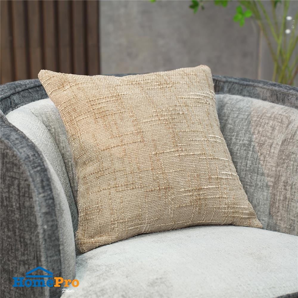 หมอนอิง HOME LIVING STYLE SLEEKY 17x17 นิ้ว สีน้ำตาล