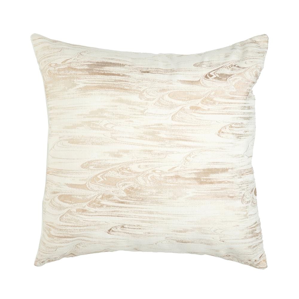 หมอนอิง HOME LIVING STYLE MARBLED 17x17 นิ้ว สีครีม