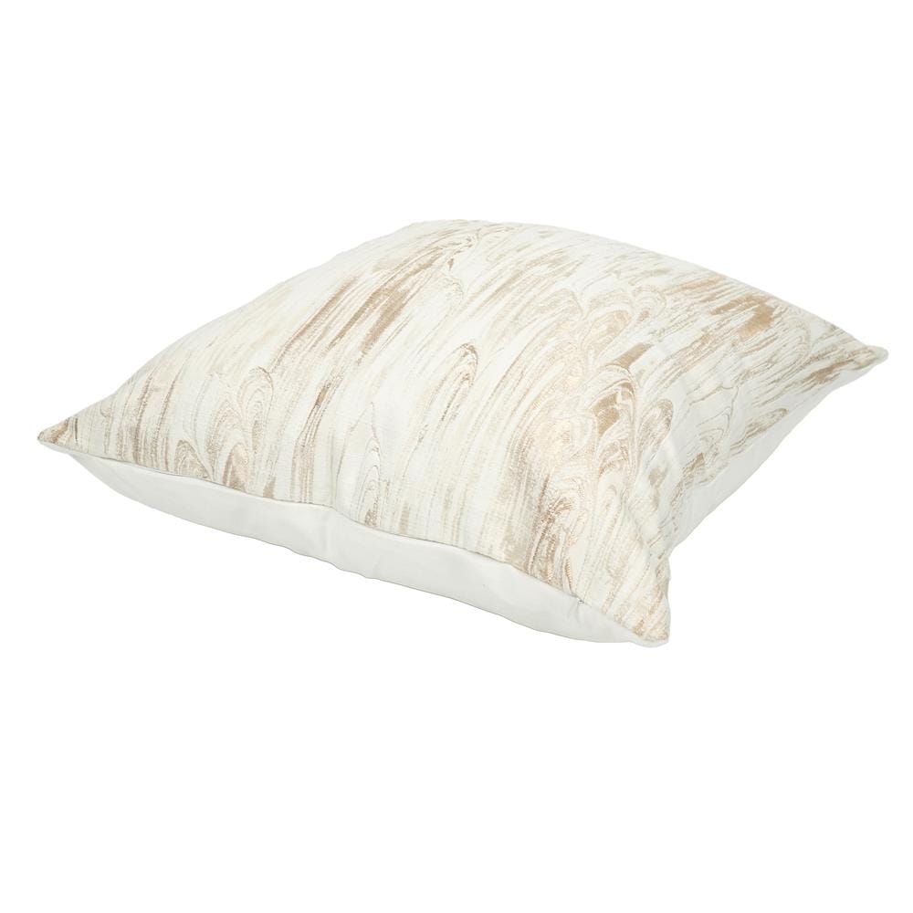 หมอนอิง HOME LIVING STYLE MARBLED 17x17 นิ้ว สีครีม