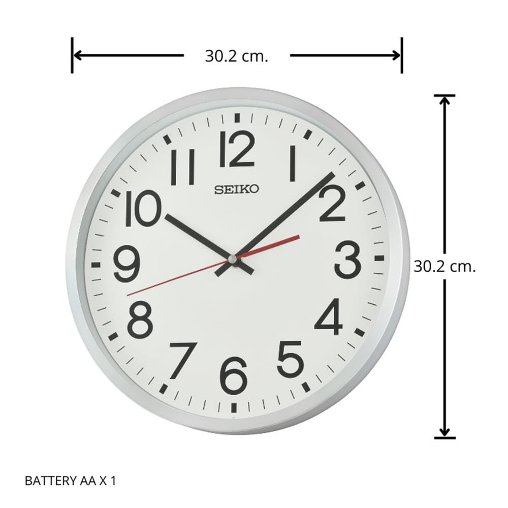นาฬิกาแขวน SEIKO CLOCKS QXA8615 11.8 นิ้ว สี WHITE