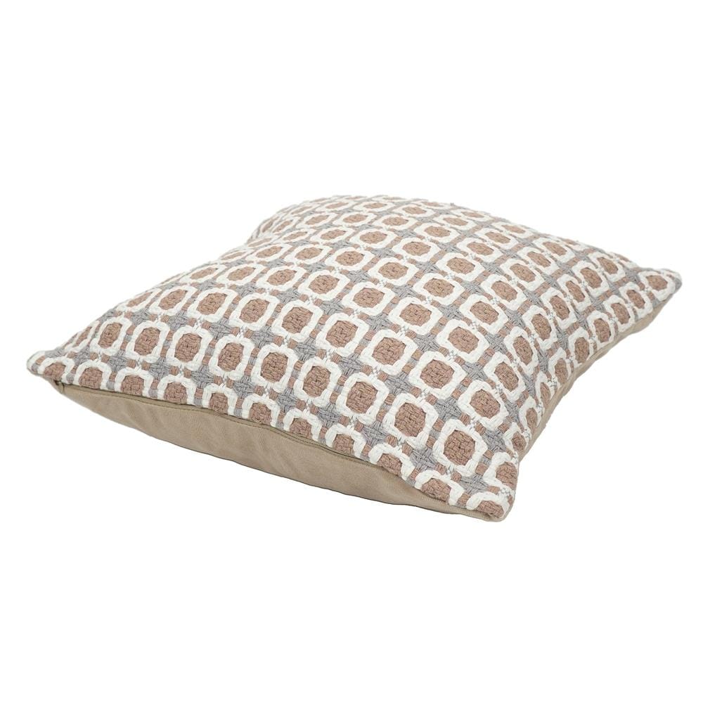 หมอนอิง HOME LIVING STYLE LEAFY 17x17 นิ้ว สีน้ำตาล
