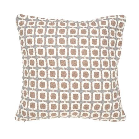 หมอนอิง HOME LIVING STYLE LEAFY 17x17 นิ้ว สีน้ำตาล_0