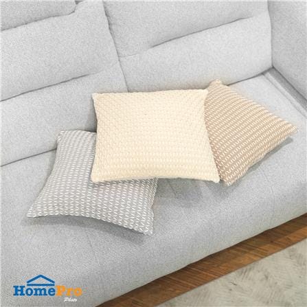 หมอนอิง HOME LIVING STYLE WICKER 17x17 นิ้ว สีครีม_6