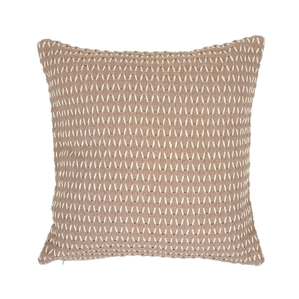 หมอนอิง HOME LIVING STYLE WICKER 17x17 นิ้ว สีน้ำตาล