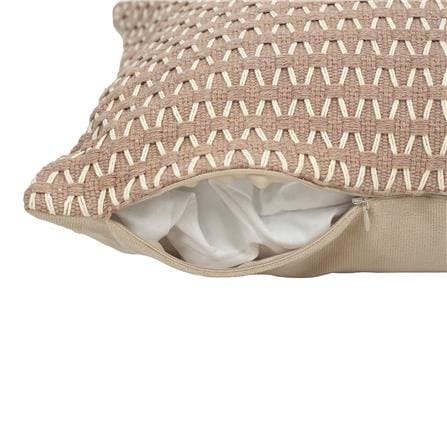 หมอนอิง HOME LIVING STYLE WICKER 17x17 นิ้ว สีน้ำตาล_2