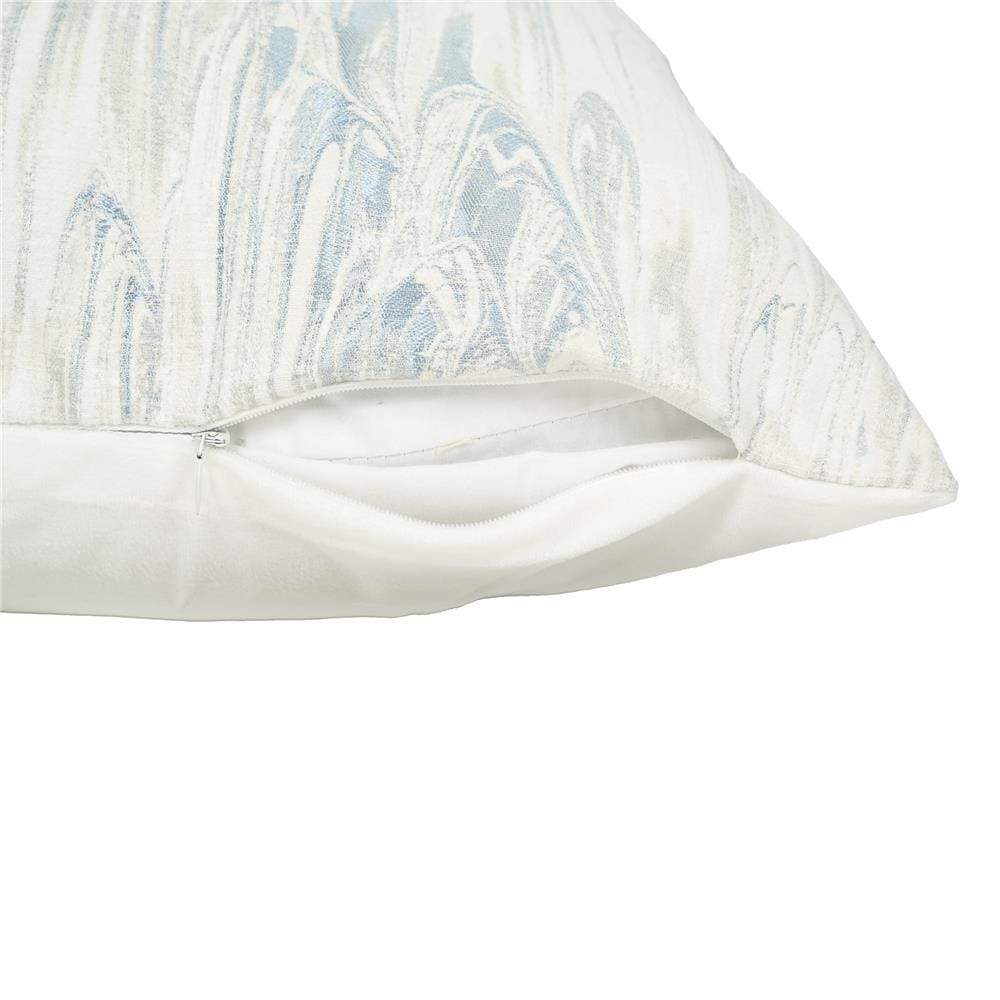 หมอนอิง HOME LIVING STYLE MARBLED 17x17 นิ้ว สีฟ้า
