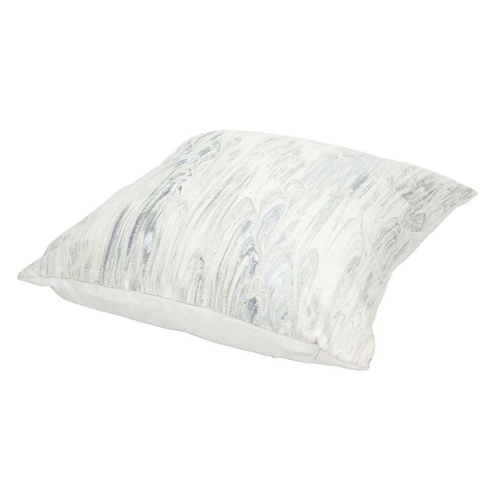 หมอนอิง HOME LIVING STYLE MARBLED 17x17 นิ้ว สีฟ้า