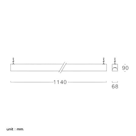 โคมติดลอย LED L&E 9H-A2508 22 วัตต์ COOL WHITE_5
