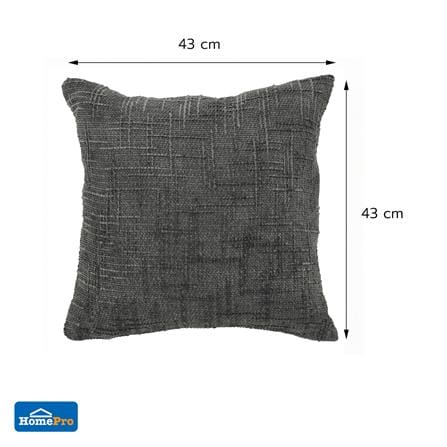 หมอนอิง HOME LIVING STYLE SLEEKY 17x17 นิ้ว สีดำ_4