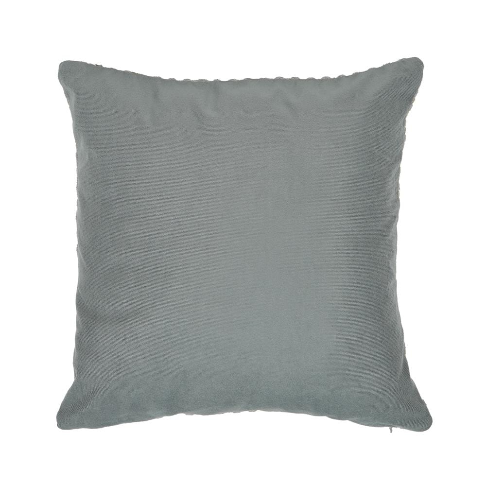 หมอนอิง HOME LIVING STYLE WICKER 17x17 นิ้ว สีเทา