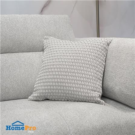 หมอนอิง HOME LIVING STYLE WICKER 17x17 นิ้ว สีเทา_5