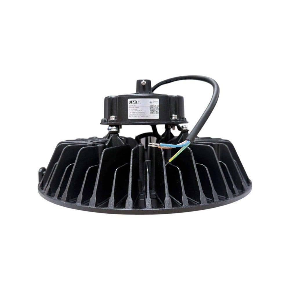 โคมไฮเบย์ LED L&E HBL712 200 วัตต์ DAYLIGHT สีดำ