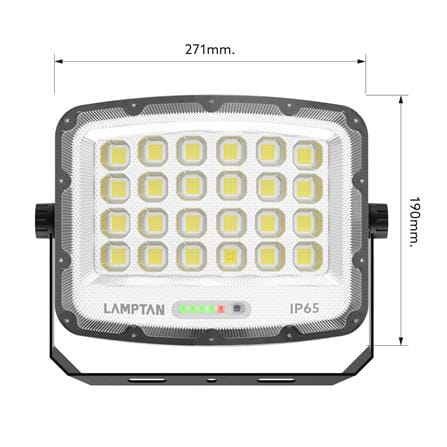 สปอตไลท์ SOLAR LAMPTAN CURVIA 500 วัตต์ DAYLIGHT สีเทา/ดำ_10