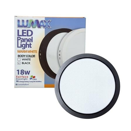 ดาวน์ไลท์ LED LUMAX 03-A1644 8 นิ้ว 18 วัตต์ WARM WHITE สีดำ_4