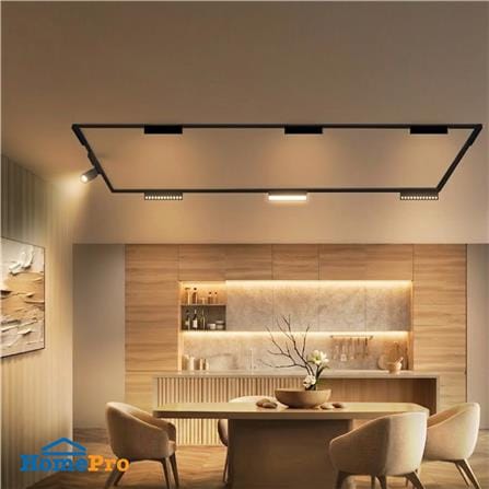 แทรคไลท์ติดราง LED HI-TEK SET M TRAK 24 วัตต์ WARM WHITE สีดำ_3