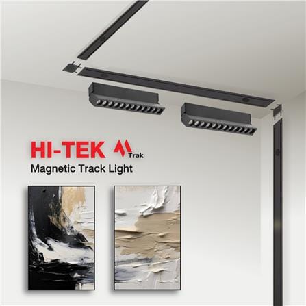 แทรคไลท์ติดราง LED HI-TEK SET M TRAK 24 วัตต์ WARM WHITE สีดำ_4