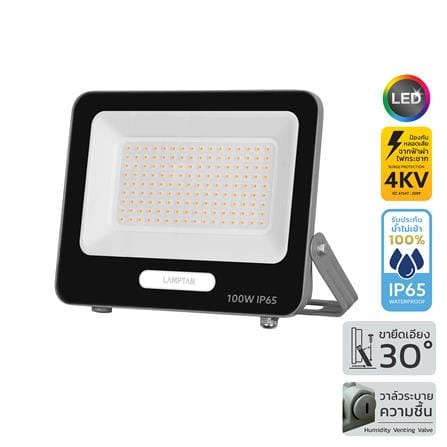 สปอตไลท์ภายนอก LED LAMPTAN FULLUX 100 วัตต์ WARM WHITE_0