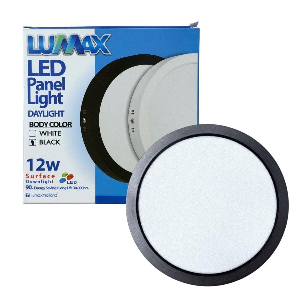 ดาวน์ไลท์ LED LUMAX 03-A1642 6 นิ้ว 12 วัตต์ DAYLIGHT สีดำ