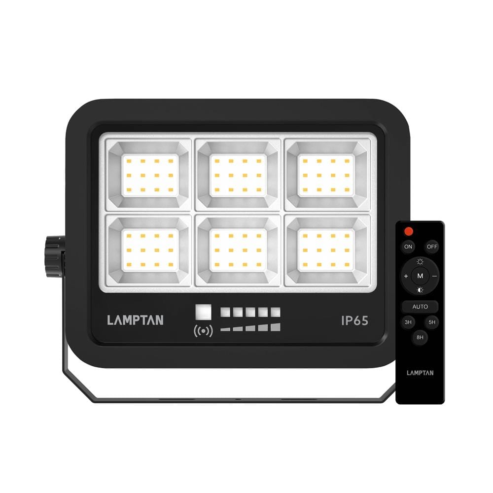 สปอตไลท์ SOLAR LAMPTAN ADVANCE 400 วัตต์ WARM WHITE สีดำ