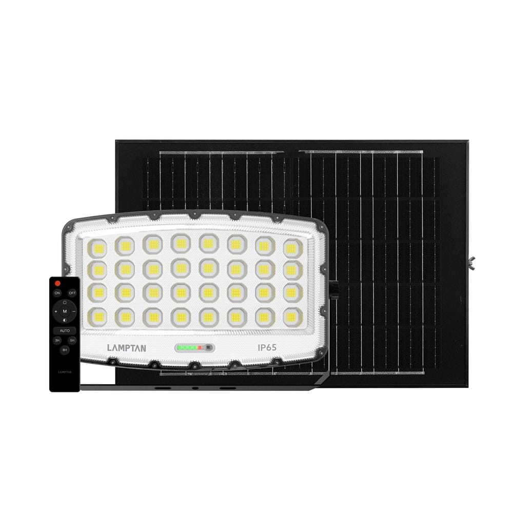 สปอตไลท์ SOLAR LAMPTAN CURVIA 1100 วัตต์ DAYLIGHT สีเทา/ดำ