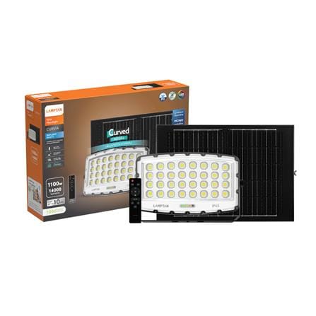 สปอตไลท์ SOLAR LAMPTAN CURVIA 1100 วัตต์ DAYLIGHT สีเทา/ดำ_6