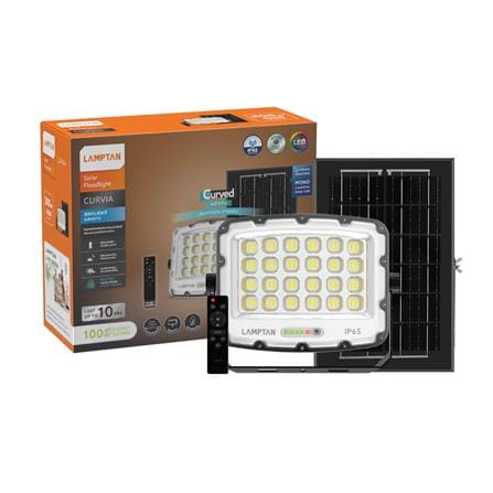สปอตไลท์ SOLAR LAMPTAN CURVIA 300 วัตต์ DAYLIGHT สีเทา/ดำ_6
