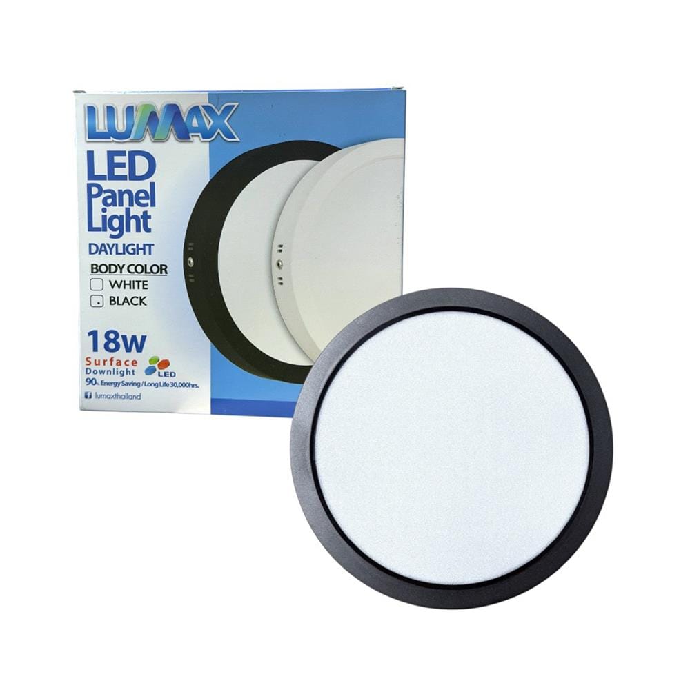 ดาวน์ไลท์ LED LUMAX 03-A1646 8 นิ้ว 18 วัตต์ DAYLIGHT สีดำ
