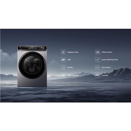 เครื่องซักผ้าฝาหน้า HAIER HW120-BP12357S8 X5 12 กก. 1200RPM อินเวอร์เตอร์ สีเทาเข้มเมทาลิค_8