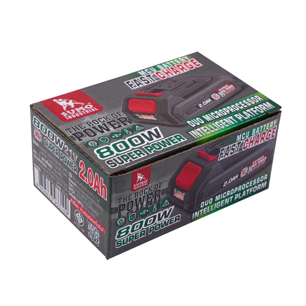 แบตเตอรี่ SUMO 15LM21V2.0A MCU 2.0 แอมป์ 21 โวลต์