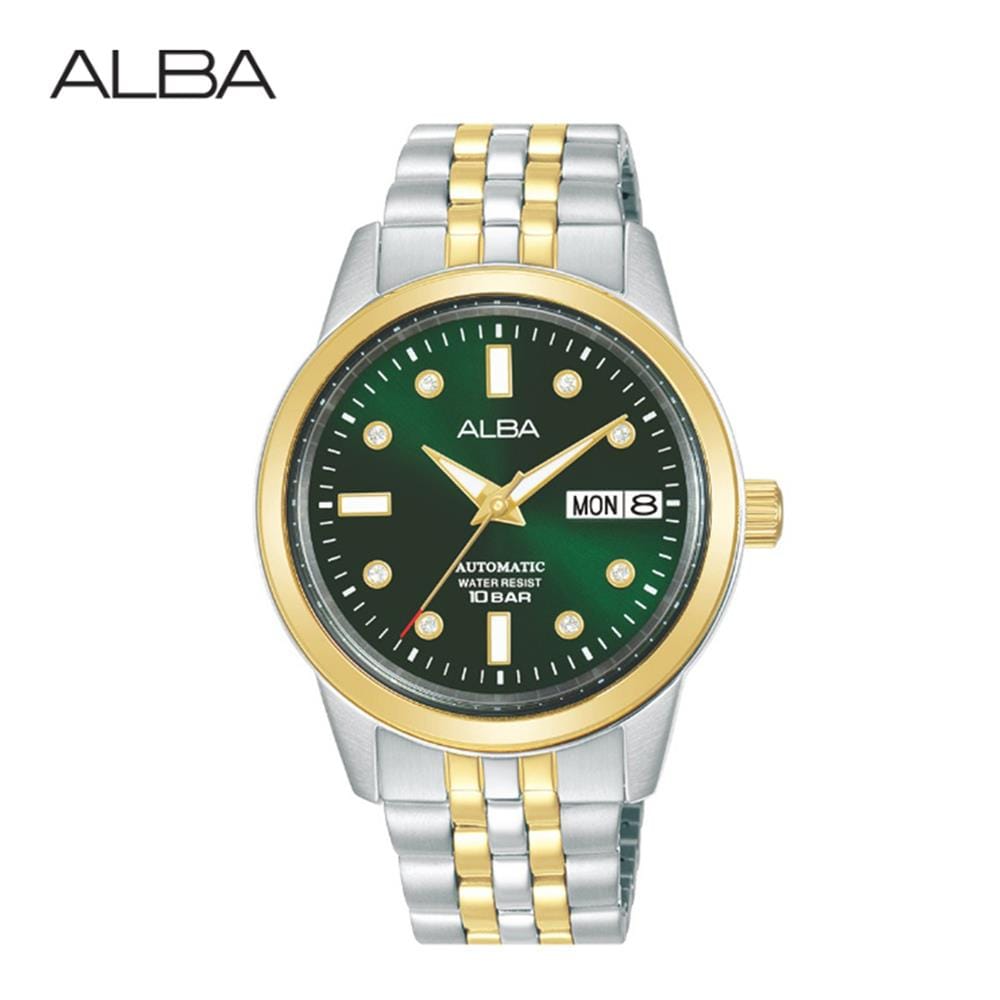 นาฬิกาข้อมือผู้หญิง ALBA รุ่น AL4668X ขนาด 36 มม. สีเขียว