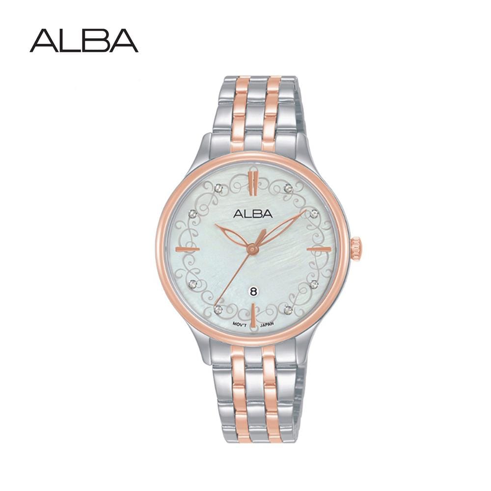 นาฬิกาข้อมือผู้หญิง ALBA รุ่น AH7CR2X ขนาด 32 มม. สีขาว_1