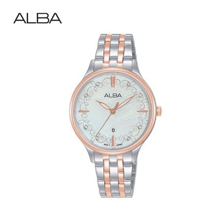 นาฬิกาข้อมือผู้หญิง ALBA รุ่น AH7CR2X ขนาด 32 มม. สีขาว_0