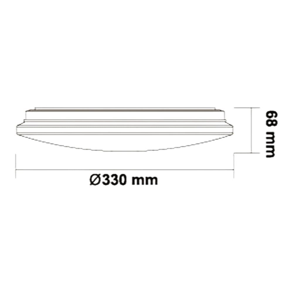 ไฟเพดาน LED SYLVANIA OVALO 13 นิ้ว 24 วัตต์ DAYLIGHT สีขาว