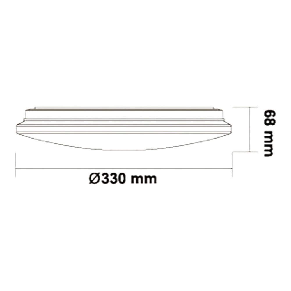 ไฟเพดาน LED SYLVANIA OVALO ECONOMY STARRY 13 นิ้ว 24 วัตต์ DAYLIGHT สีขาว