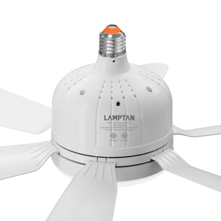 พัดลมโคมไฟ LED LAMPTAN AIRGLOW 18 นิ้ว 25 วัตต์ DAYLIGHT/COOL WHITE/WARM WHITE สีขาว_11
