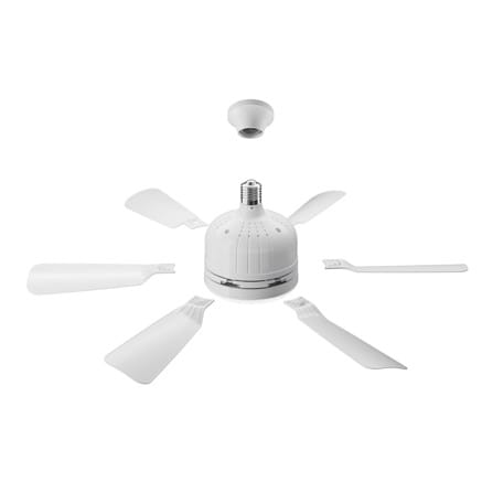 พัดลมโคมไฟ LED LAMPTAN AIRGLOW 18 นิ้ว 25 วัตต์ DAYLIGHT/COOL WHITE/WARM WHITE สีขาว_2