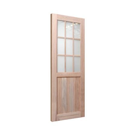 ประตูไม้เนื้อแข็ง ไม่เจาะลูกบิด AZLE ZEN2 70x200 ซม._1