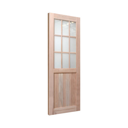 ประตูไม้เนื้อแข็ง ไม่เจาะลูกบิด AZLE ZEN2 70x200 ซม._1