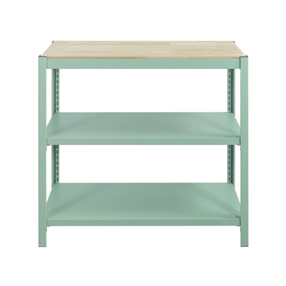 ชั้นวางของ 3 ชั้น FURDINI WILLOW 90 ซม. สีเขียว