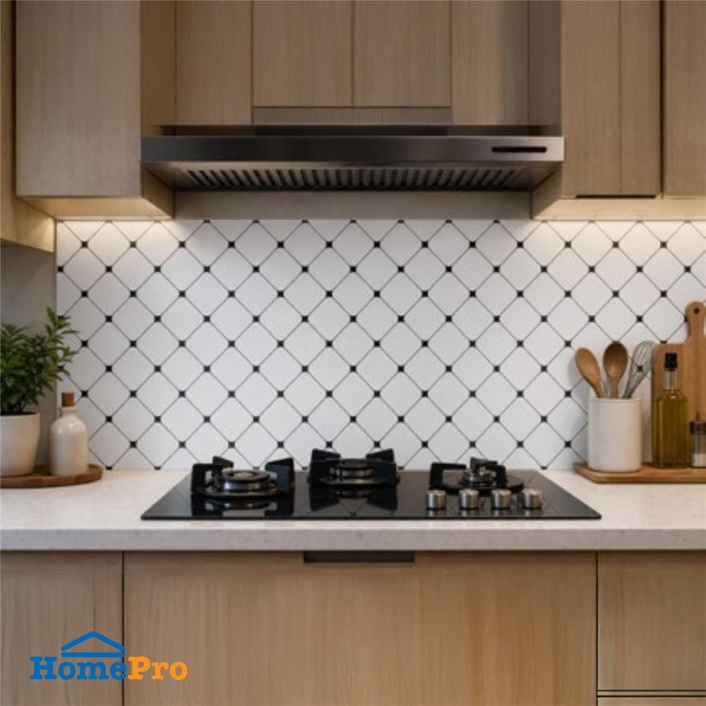 สติ๊กเกอร์ HOME LIVING STYLE COOK AL FUNNEL 0.60x3 ม. สีขาว