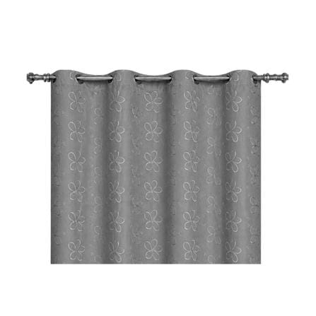 ผ้าม่าน EYELET HOME LIVING STYLE LILY UV 140x220 ซม. สีเทา_2