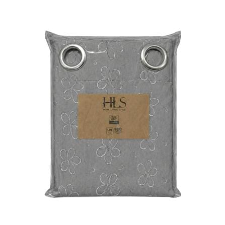 ผ้าม่าน EYELET HOME LIVING STYLE LILY UV 140x160 ซม. สีเทา_4