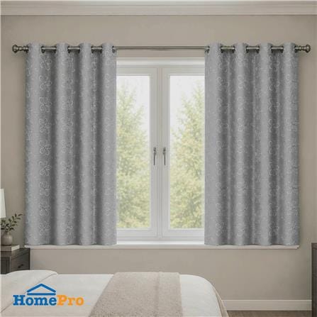 ผ้าม่าน EYELET HOME LIVING STYLE LILY UV 140x160 ซม. สีเทา_5