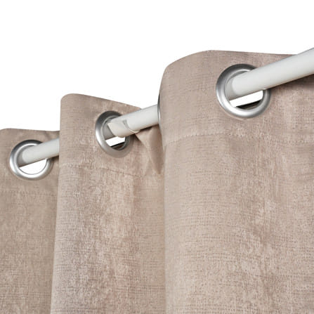ผ้าม่าน EYELET HOME LIVING STYLE CUBIC UV 130x220 ซม. สีน้ำตาล_1