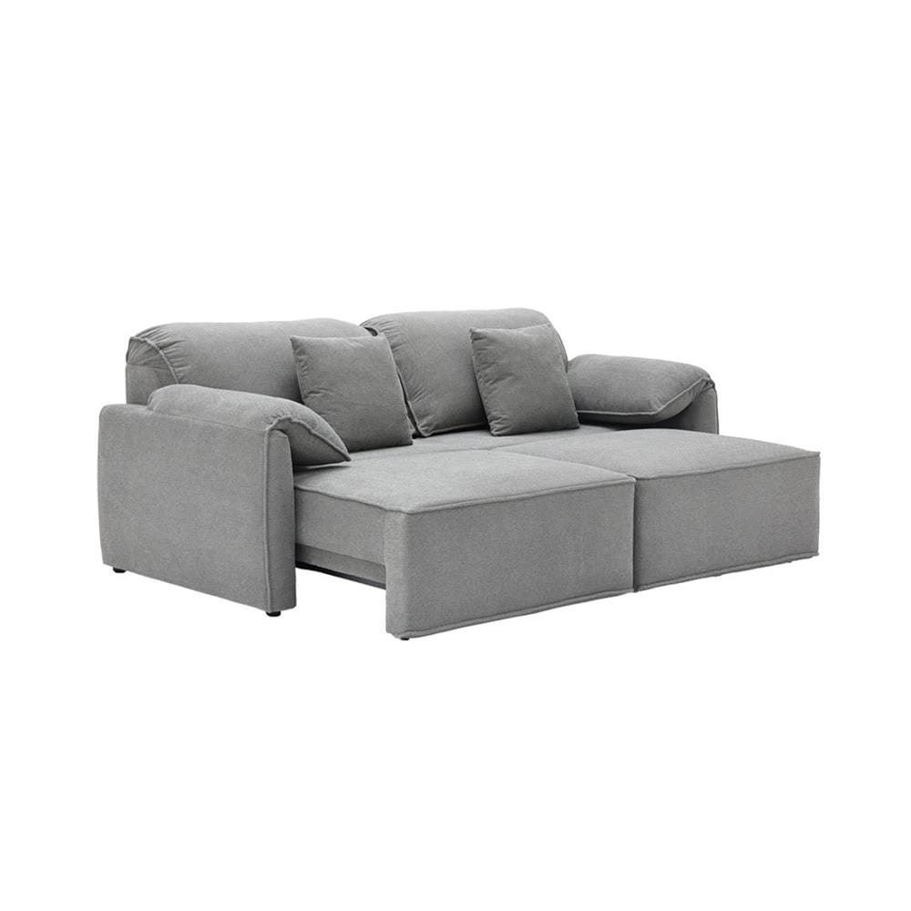 เก้าอี้ปรับนอนไฟฟ้า 2 ที่นั่ง SOFA SOLUTIONS NORMATY 19242259 สีเทา